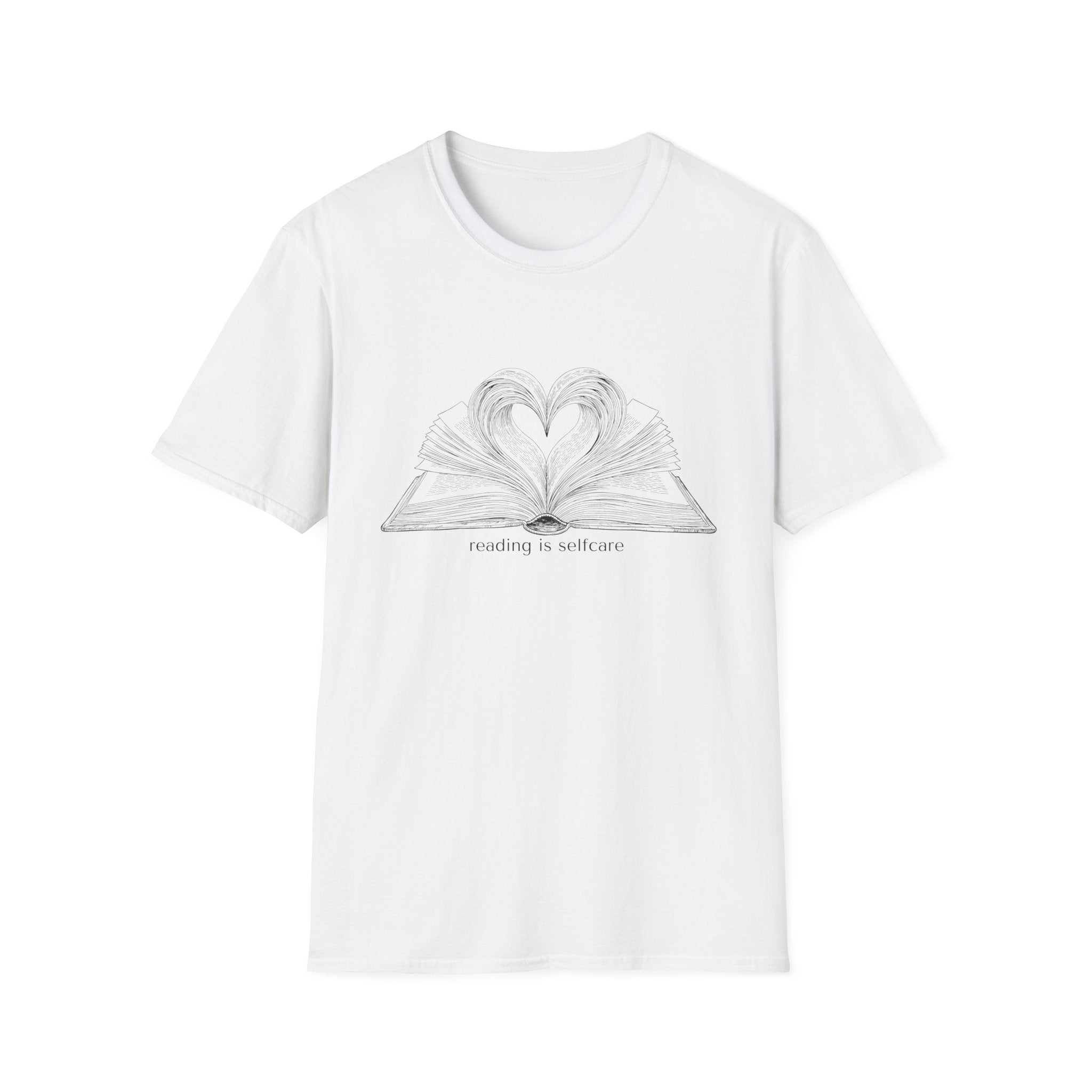 reading is selfcare - Heart Book T-Shirt