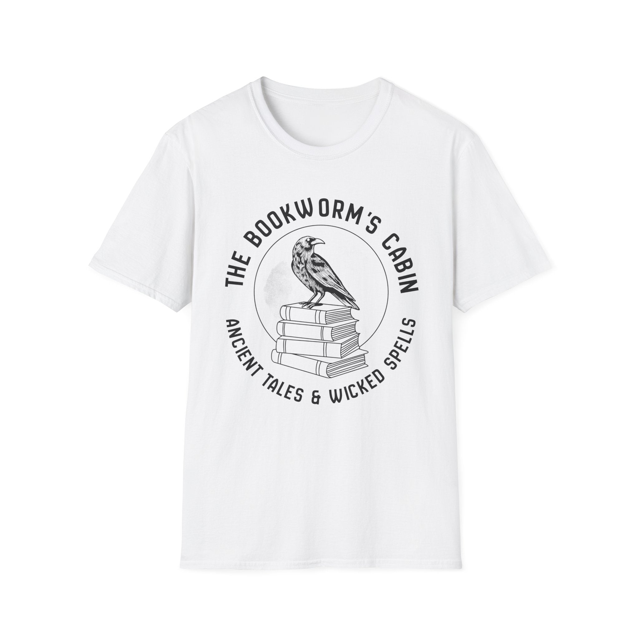 The bookworm's cabin - Typography T-Shirt
