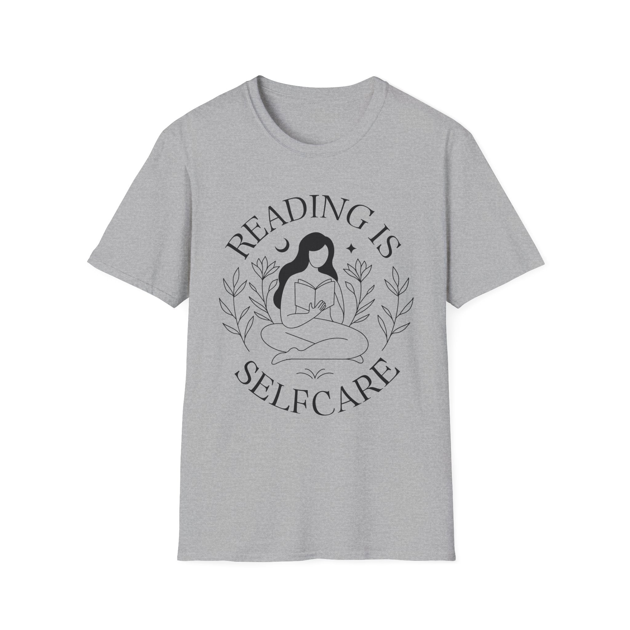 Reading is selfcare - Typography T-Shirt