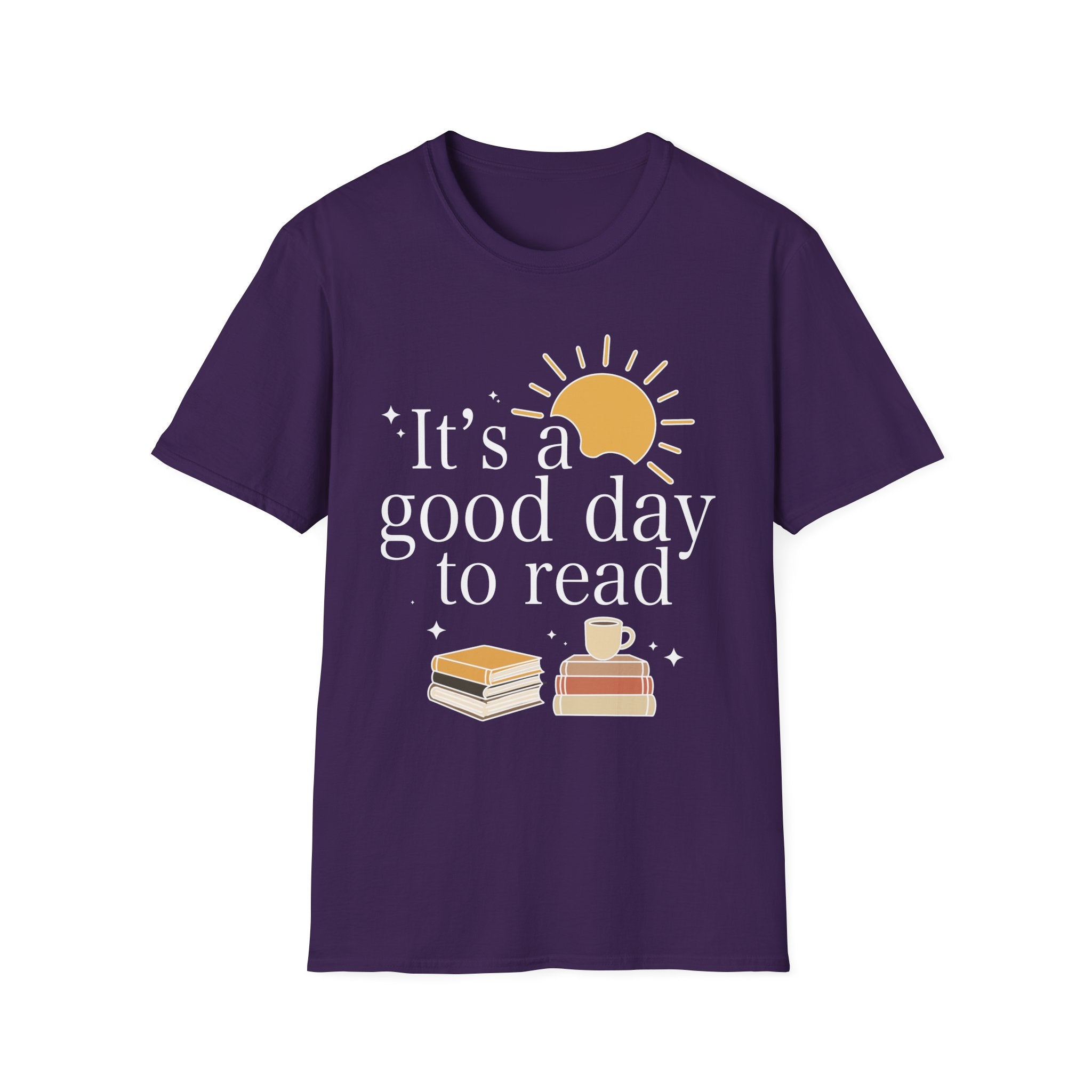 It's a good day to read - Typography Colored T-Shirt