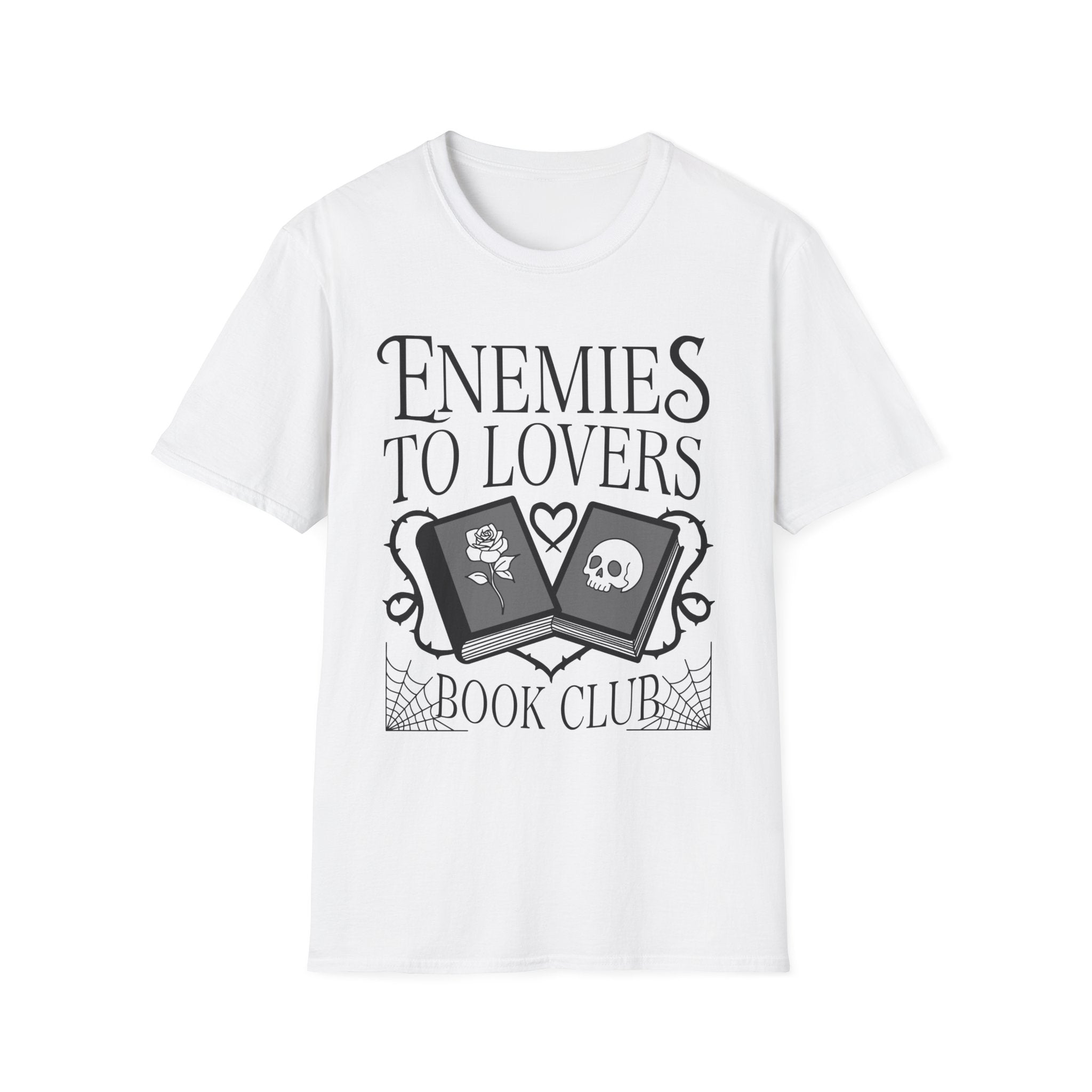Enemies to lovers book club - Typography T-Shirt