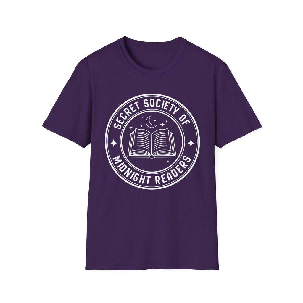 Secret society of midnight readers - Typography T-Shirt