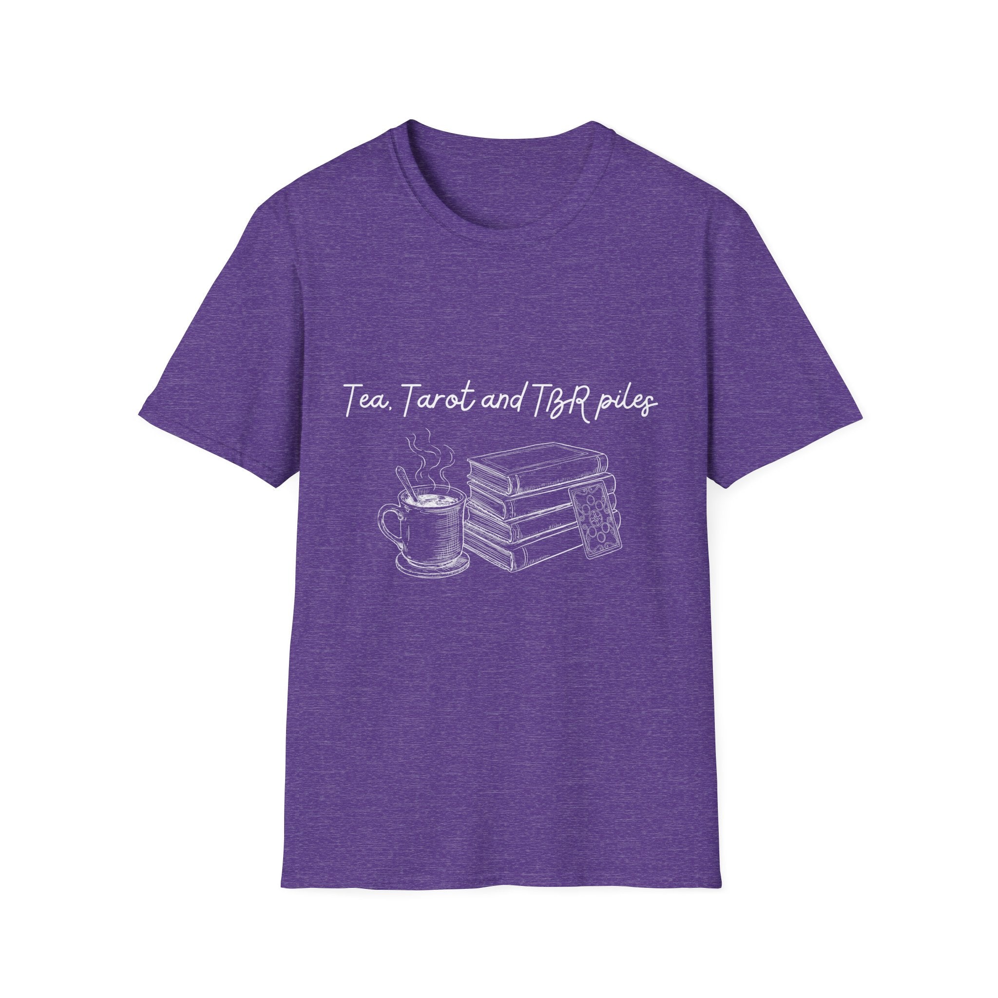 Tea, Tarot and TBR piles - T-Shirt