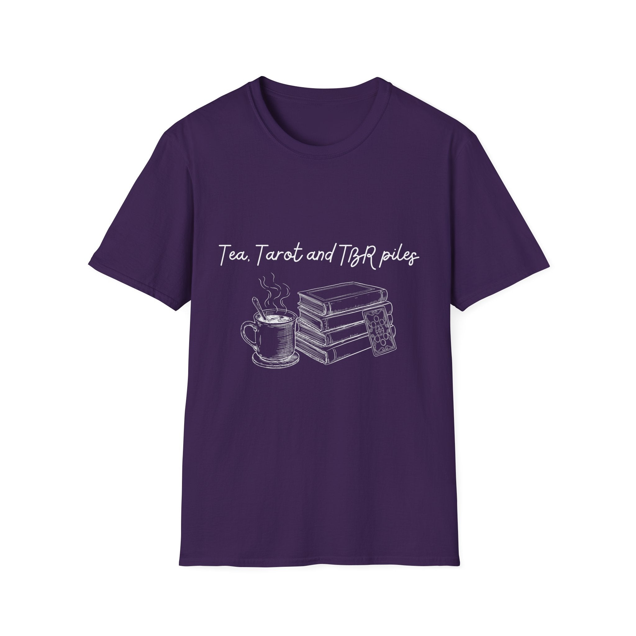 Tea, Tarot and TBR piles - T-Shirt