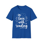 in love with reading - Typography T-Shirt