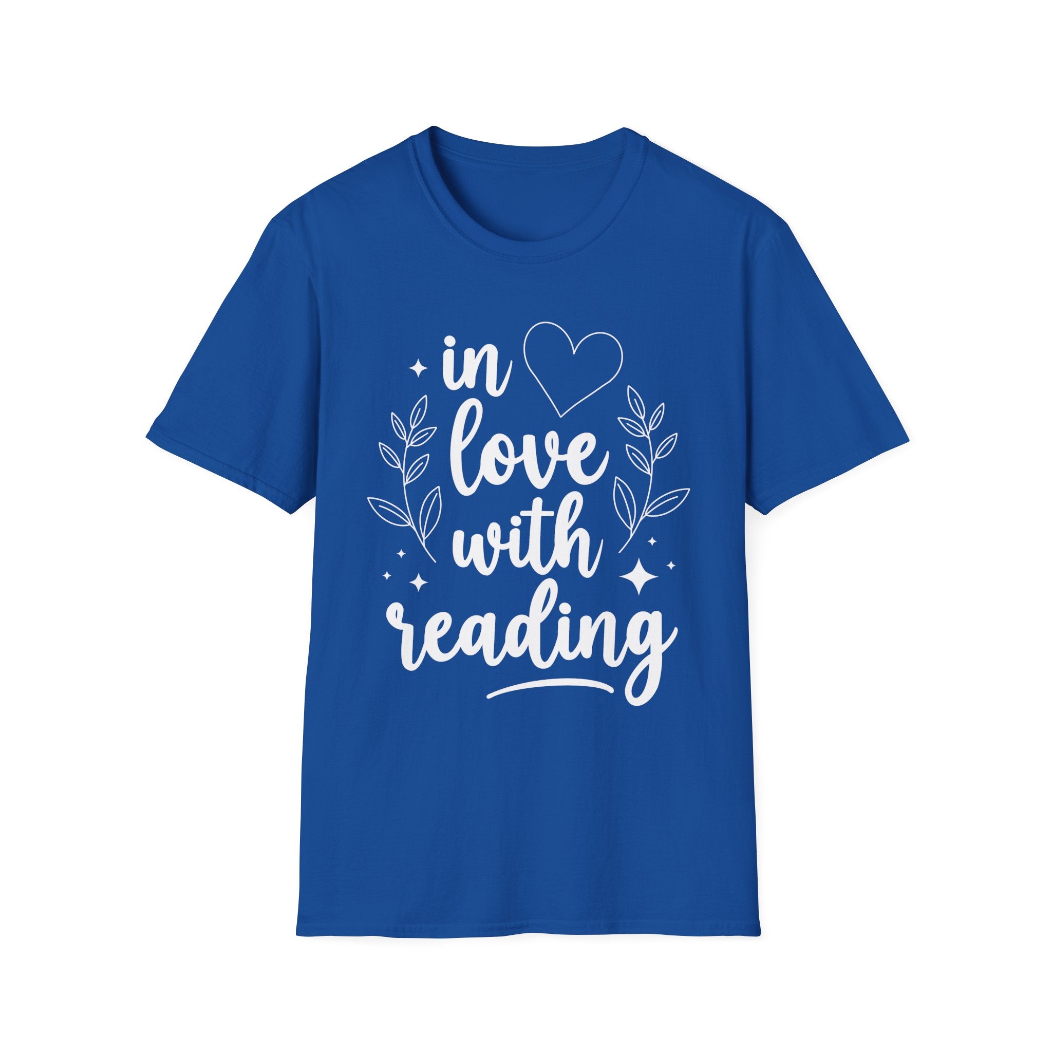 in love with reading - Typography T-Shirt