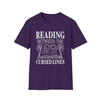 Reading between the cursed lines - Typography T-Shirt