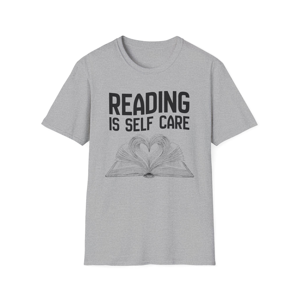 Reading is self care - Heart Book T-Shirt