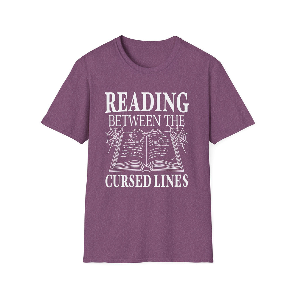 Reading between the cursed lines - Typography T-Shirt