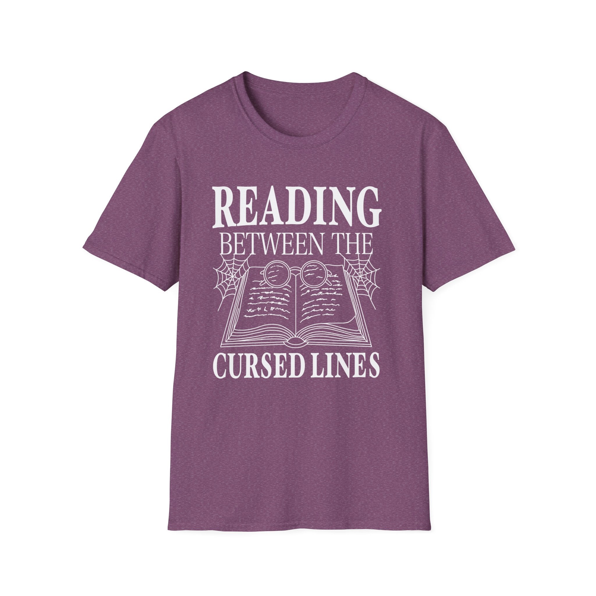 Reading between the cursed lines - Typography T-Shirt
