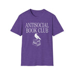 Antisocial book club - Crow on books T-Shirt