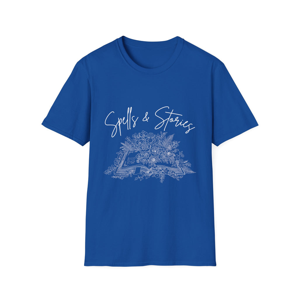 Spells & Stories - Flower Book T-Shirt