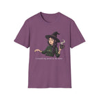 I closed my book to be here - Moody Witch Graphic T-Shirt