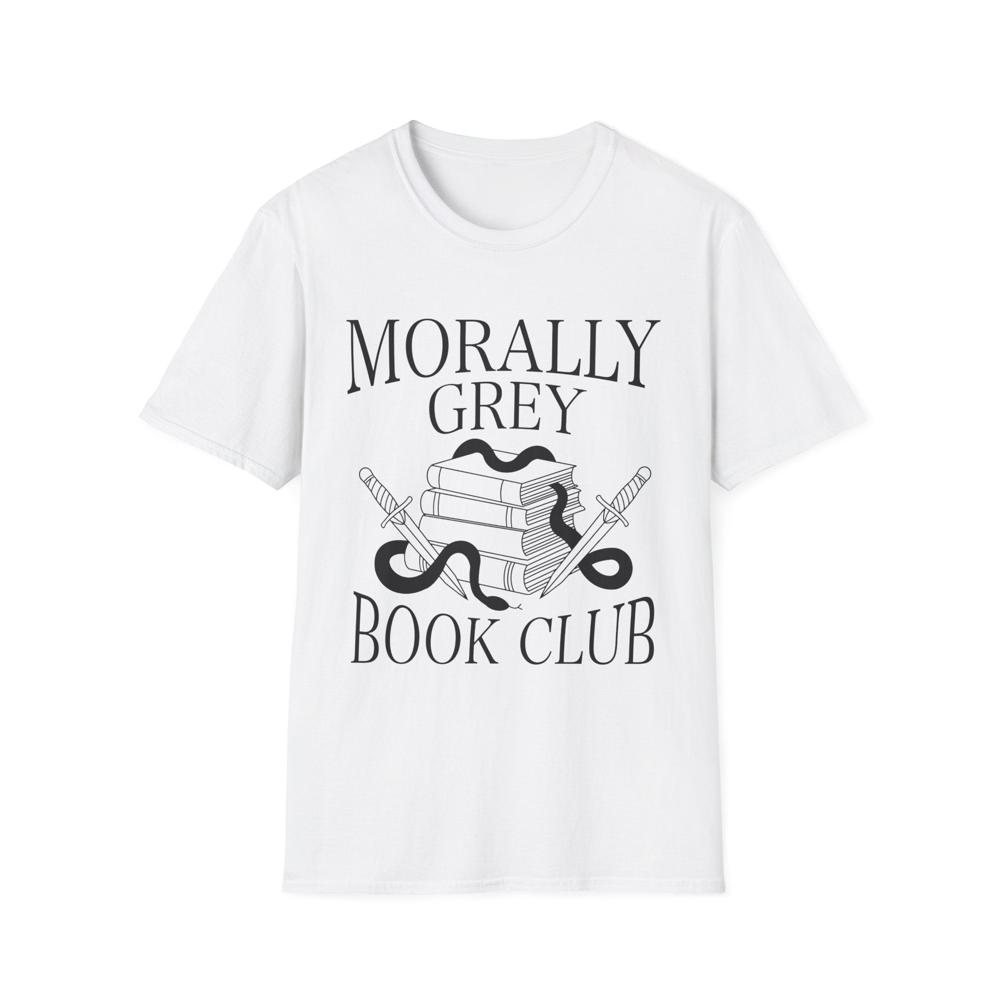 Morally grey book club - Typography T-Shirt
