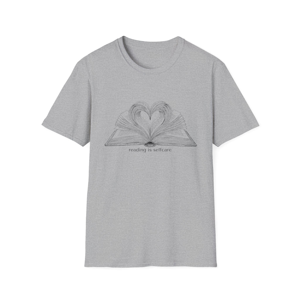 reading is selfcare - Heart Book T-Shirt