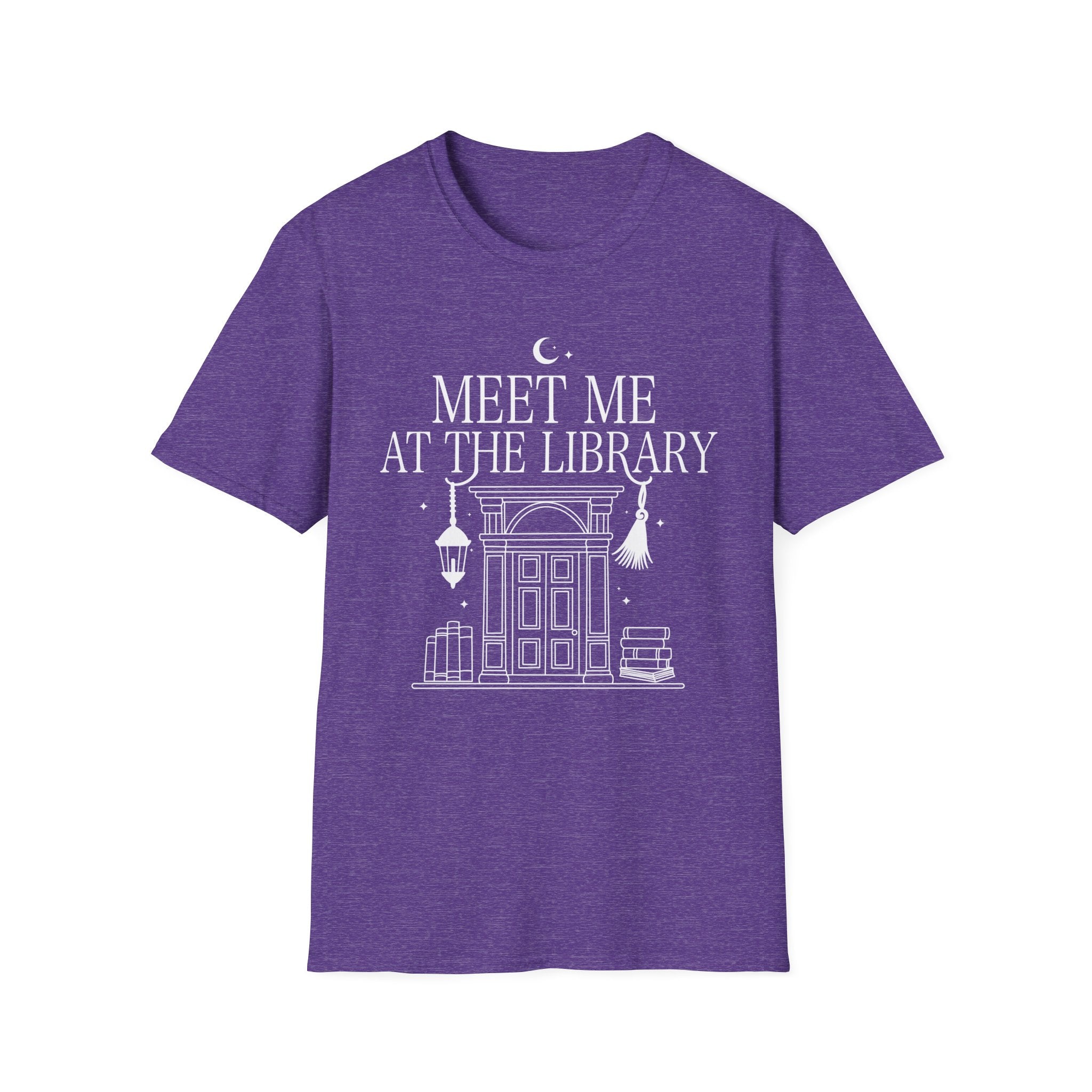 Meet me at the library - Typography T-Shirt