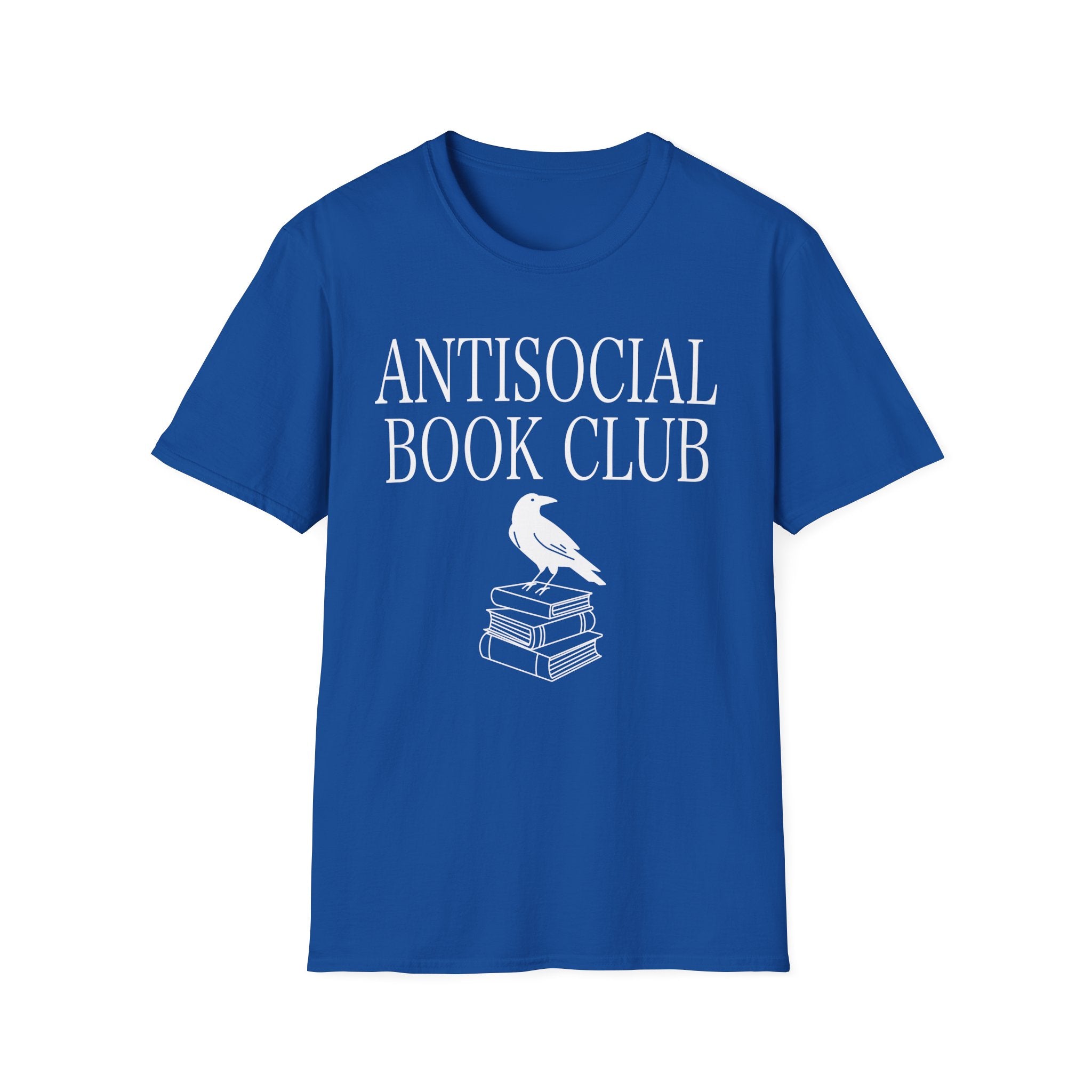 Antisocial book club - Crow on books T-Shirt