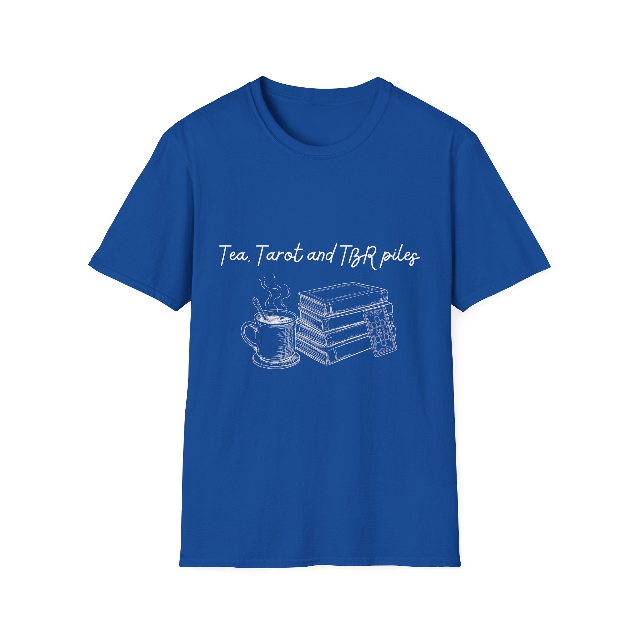 Tea, Tarot and TBR piles - T-Shirt