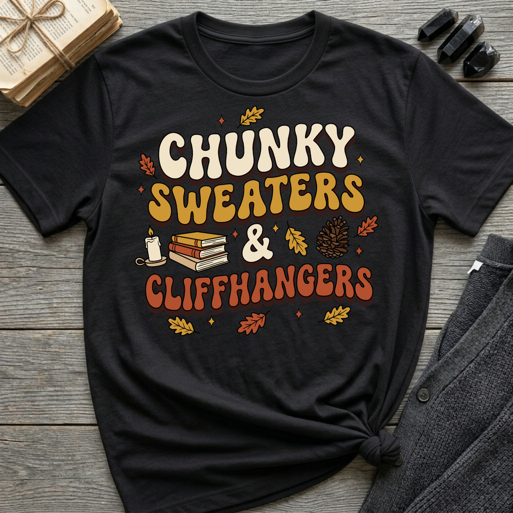 Chunky Sweaters & Cliffhangers - Graphic T-Shirt