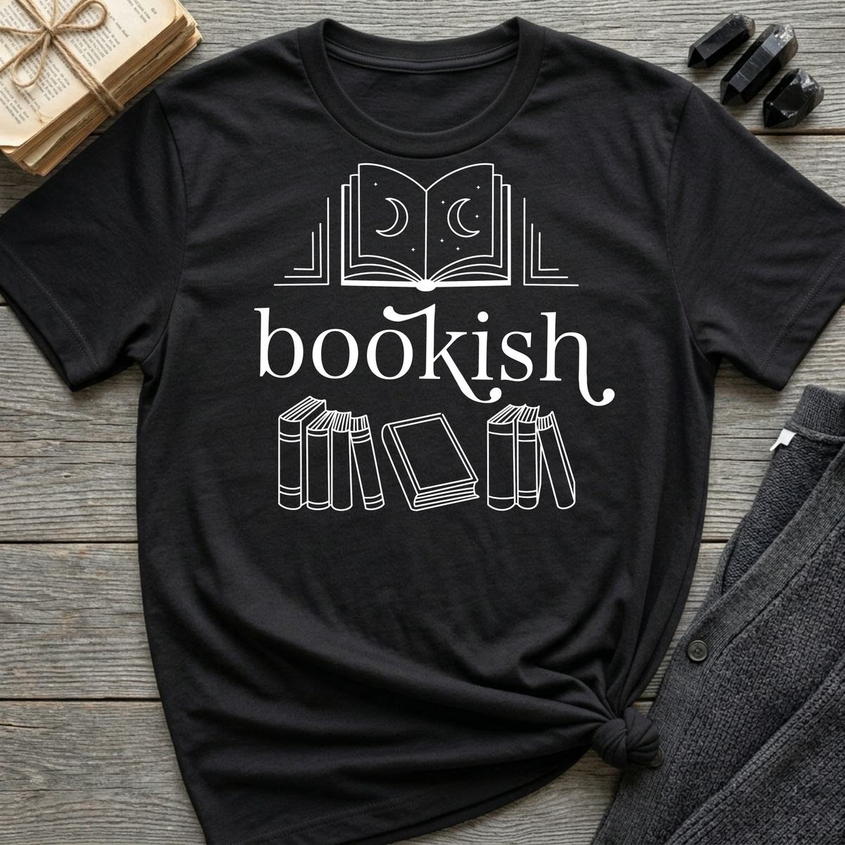 bookish - Typography T-Shirt