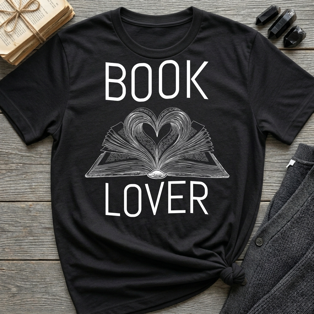 Book lover - Heart Book T-Shirt