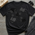 Books & Flowers Graphic T-Shirt