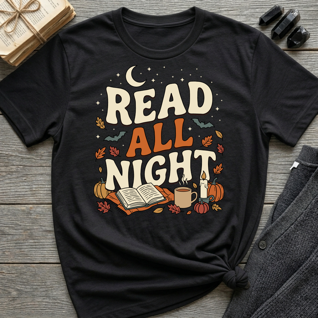 Read All Night - Graphic T-Shirt