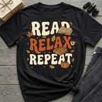 Read, Relax, Repeat - Graphic T-Shirt