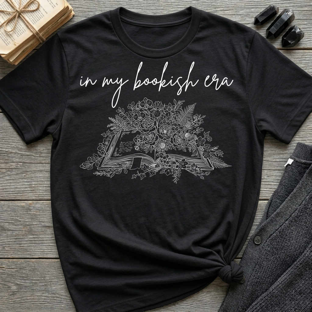 In my bookish era - Flower Book T-Shirt