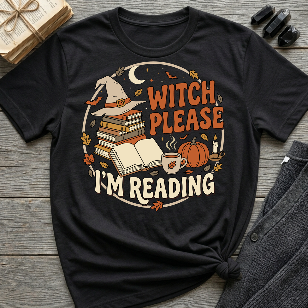 Witch Please, I'm Reading - Graphic T-Shirt