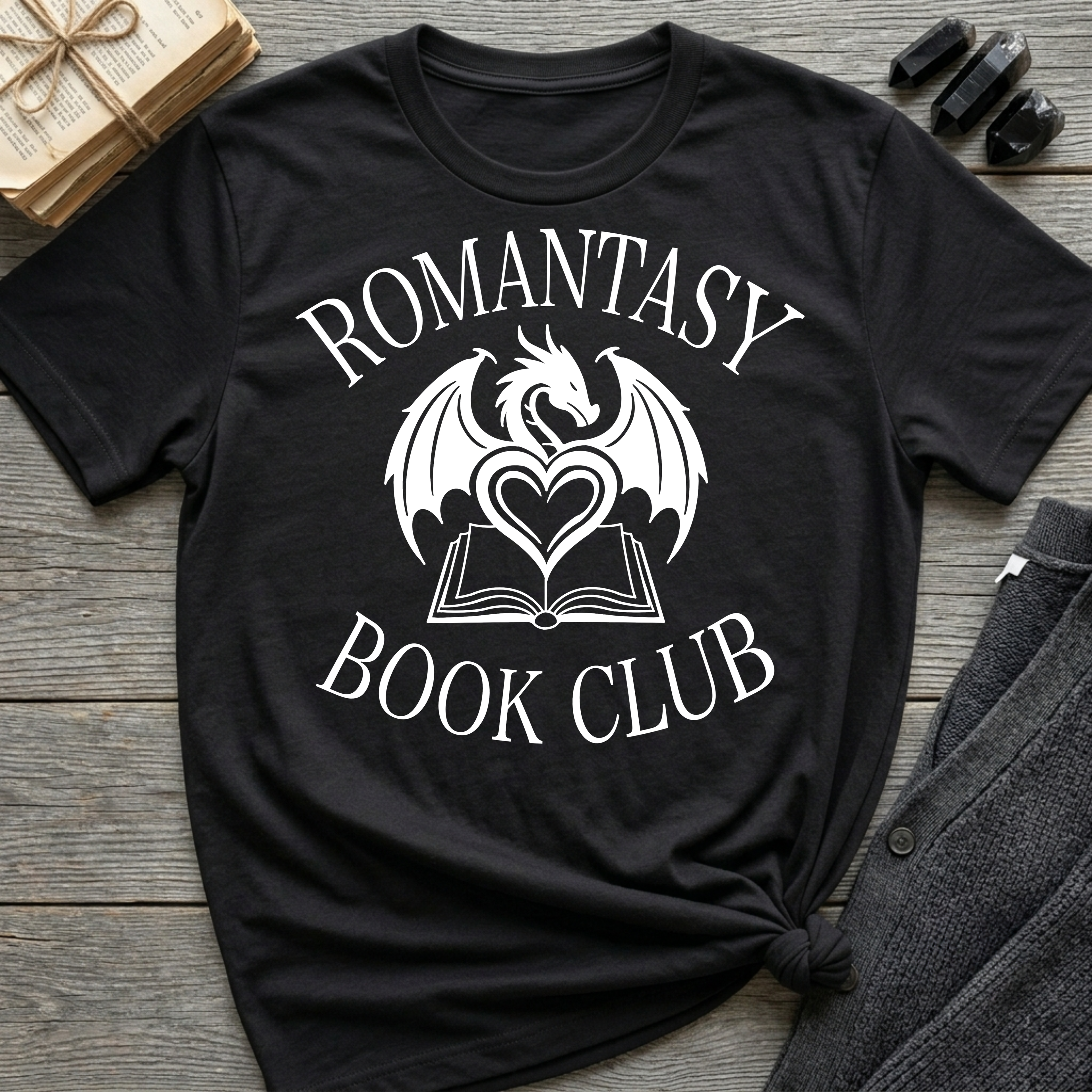 Romantasy Book Club - Typography T-Shirt