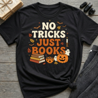 No Tricks Just Books - Graphic T-Shirt