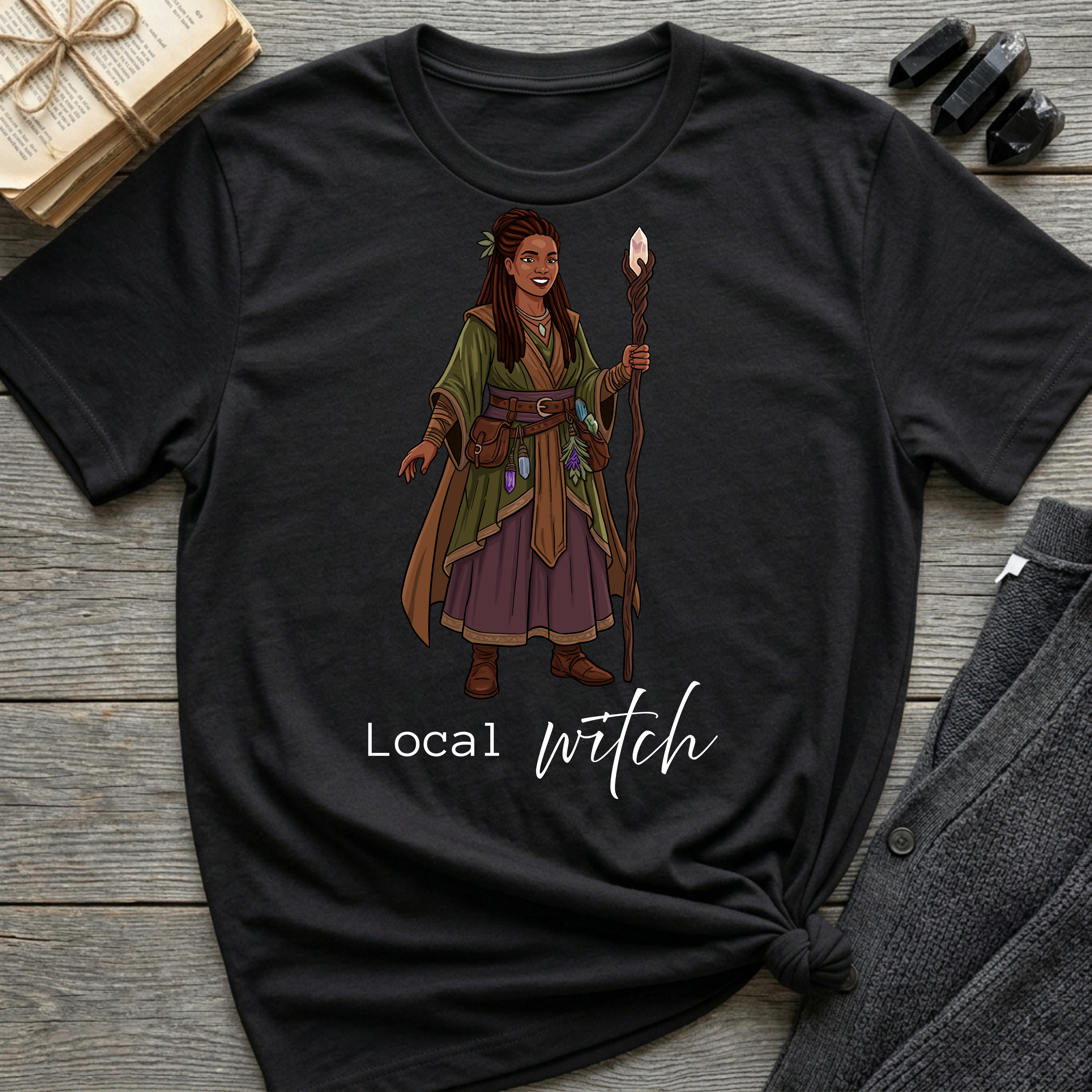 Local witch - Witch (Style 1) Graphic T-Shirt