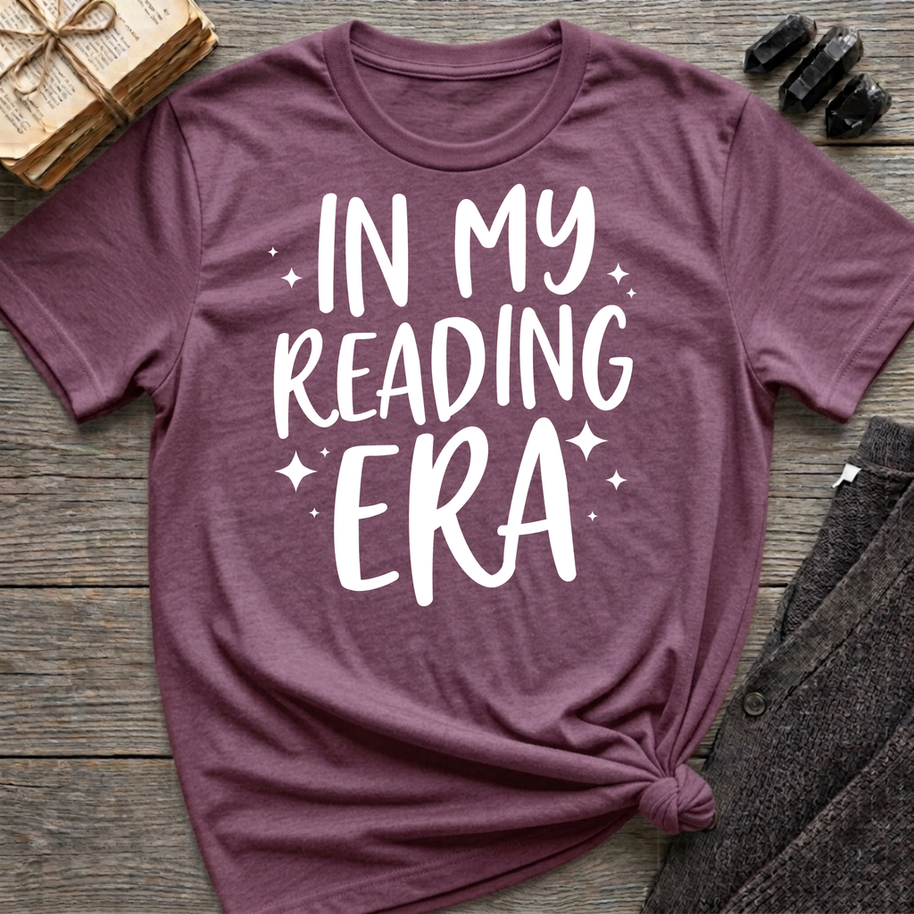 In My Reading Era - Typography T-Shirt