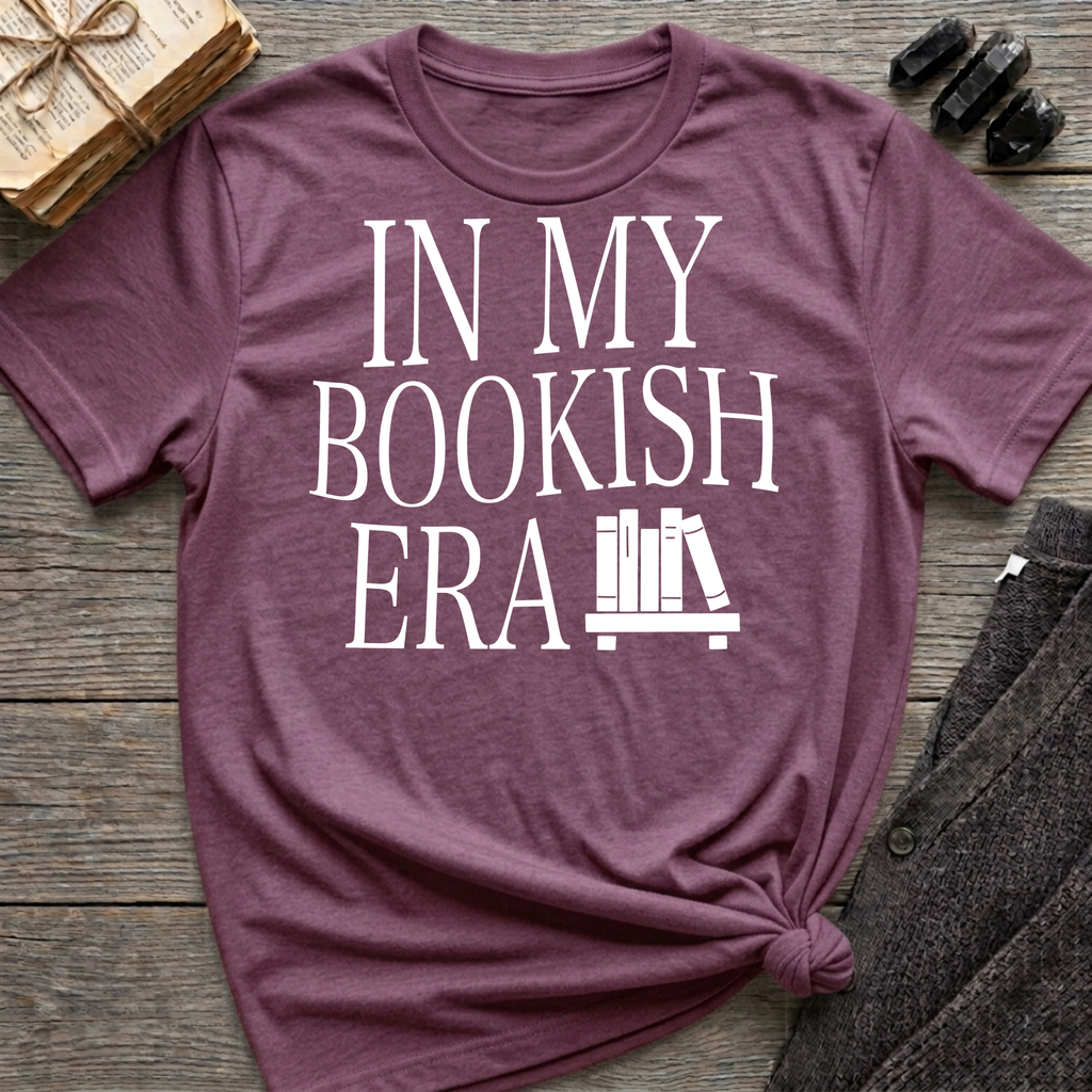 In my bookish era - Typography T-Shirt