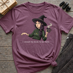 I closed my book to be here - Moody Witch Graphic T-Shirt