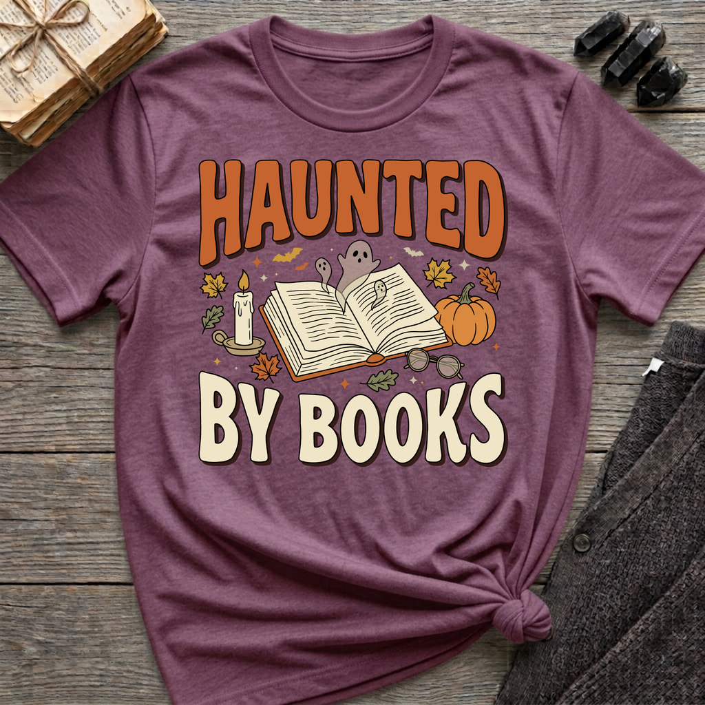Haunted By Books - Graphic T-Shirt