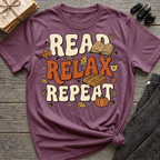 Read, Relax, Repeat - Graphic T-Shirt