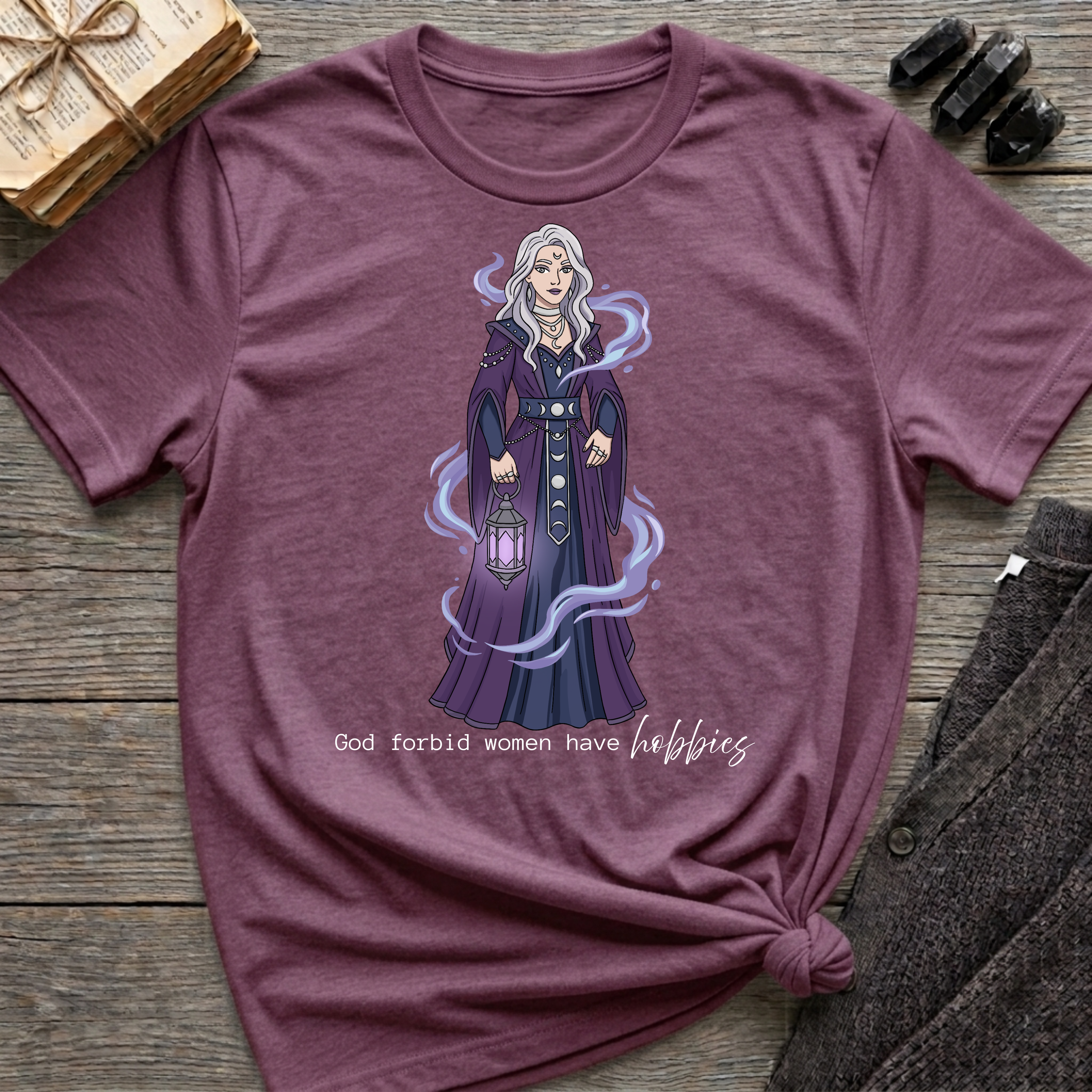 God Forbid Women Have Hobbies - Witch (Style 8) Graphic T-Shirt