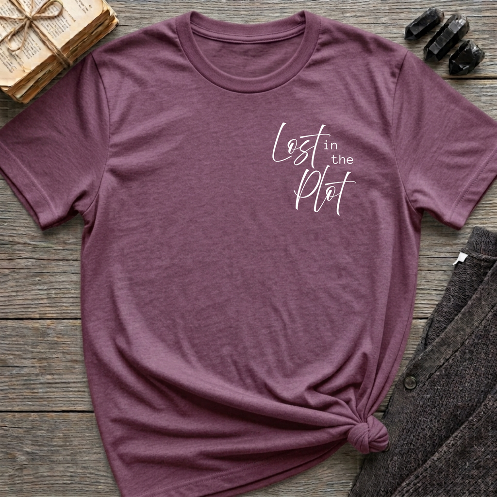 Lost in the Plot - Typography T-Shirt