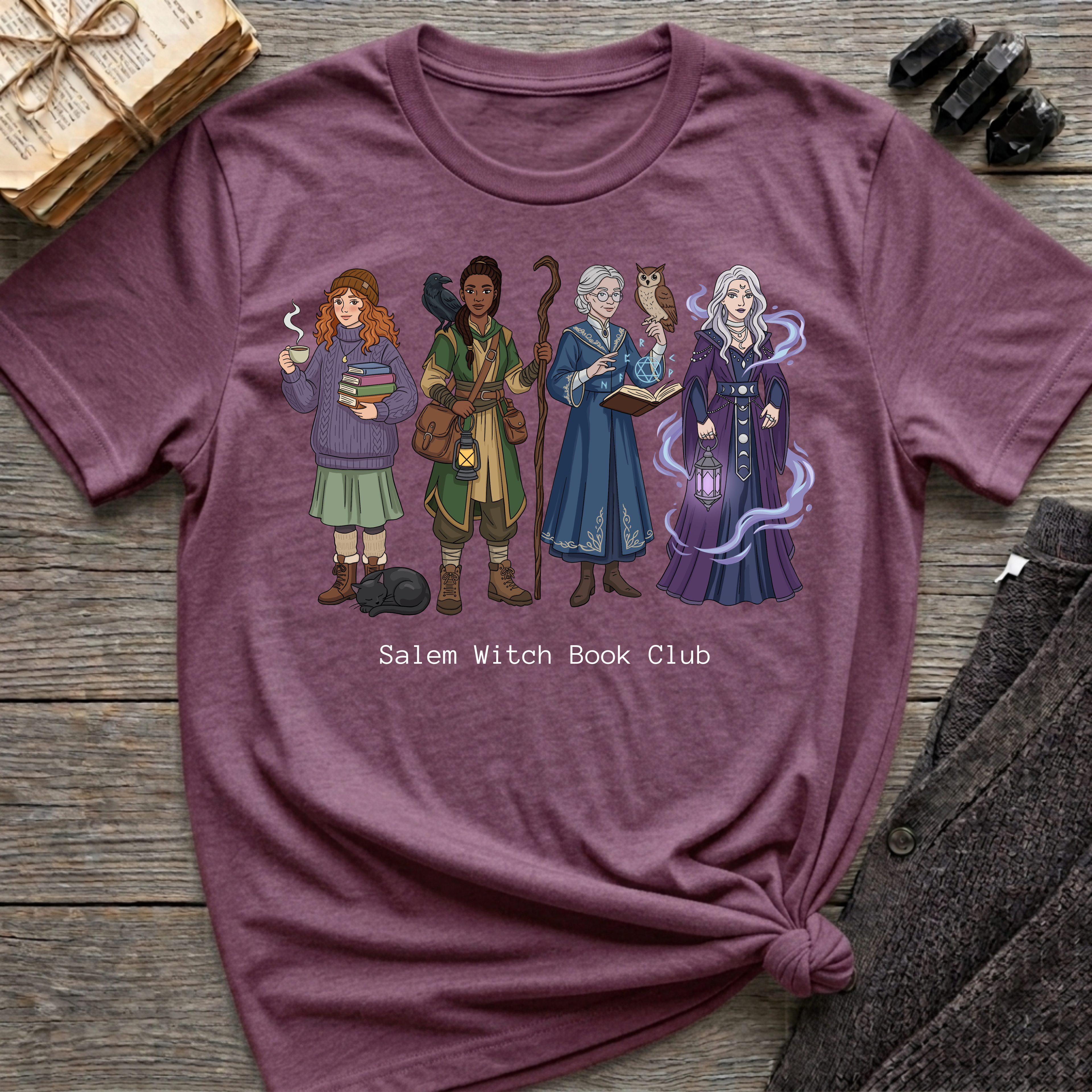 Salem Witch Book Club - Witches (5-8) Graphic T-Shirt