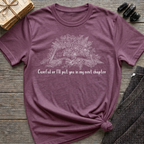 Careful or I'll put you in my next chapter - Flower Book T-Shirt