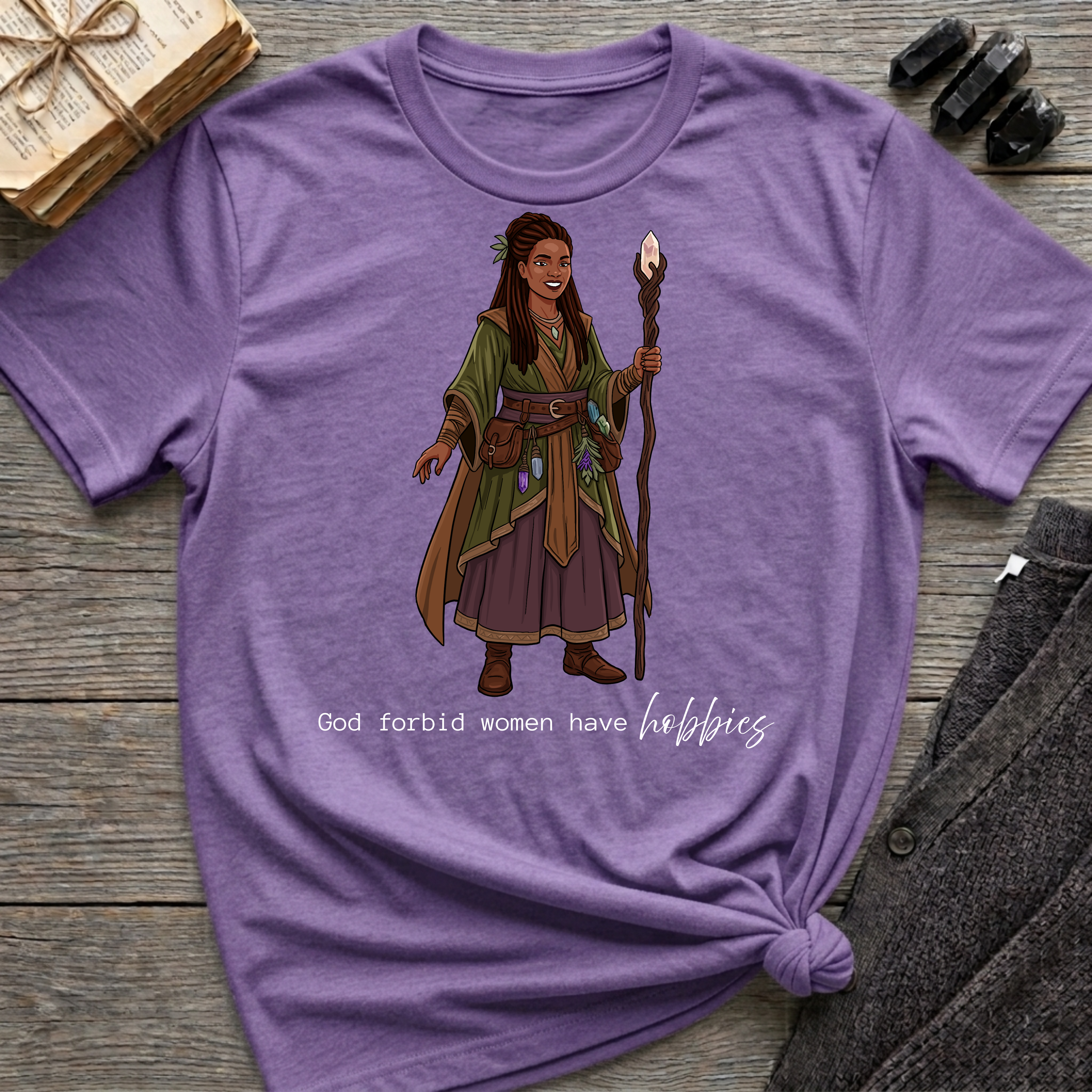 God forbid women have hobbies - Witch (Style 1) Graphic T-Shirt