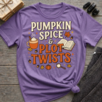 Pumpkin Spice & Plot Twists - Graphic T-Shirt
