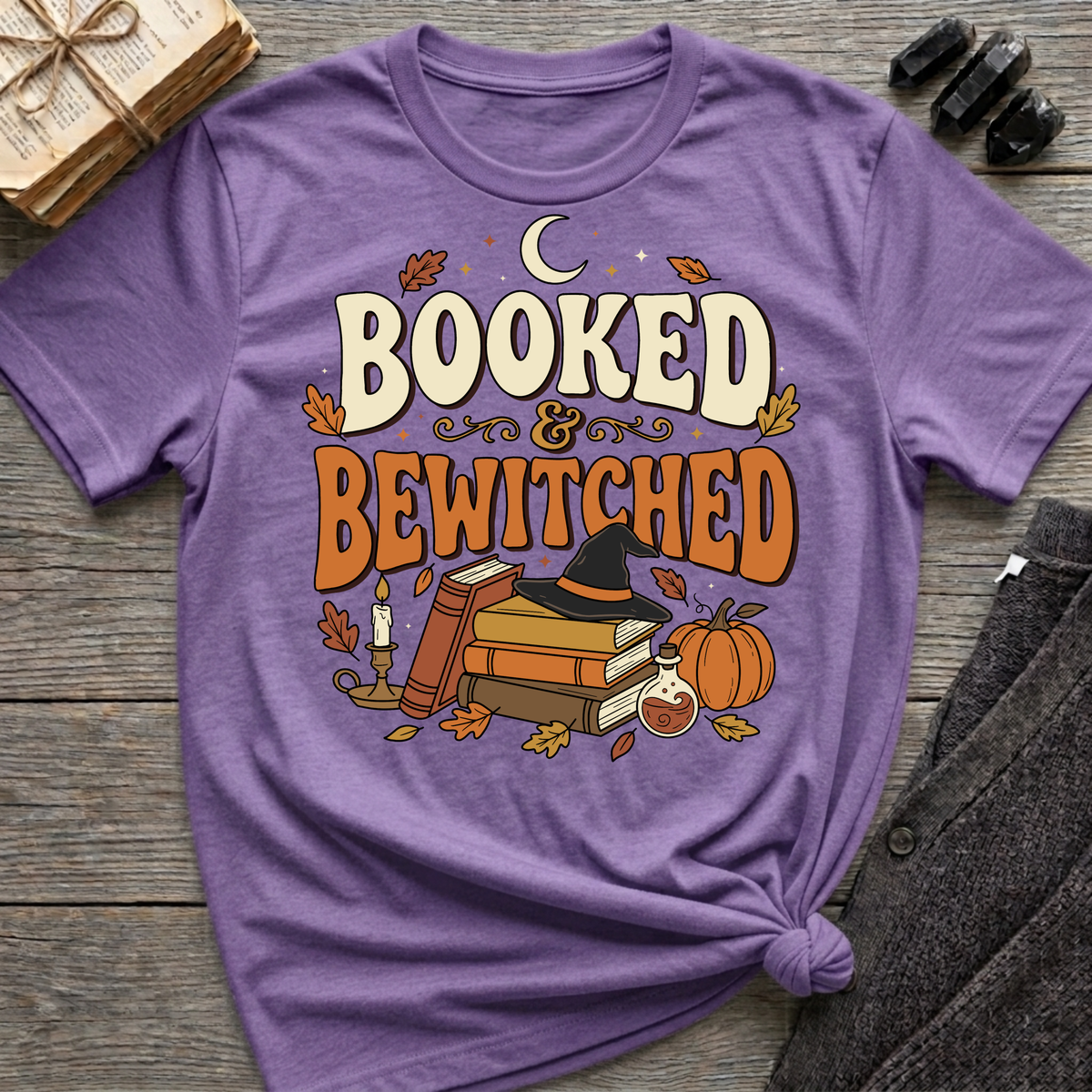 Booked & Bewitched - Graphic T-Shirt