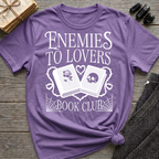 Enemies to lovers book club - Typography T-Shirt