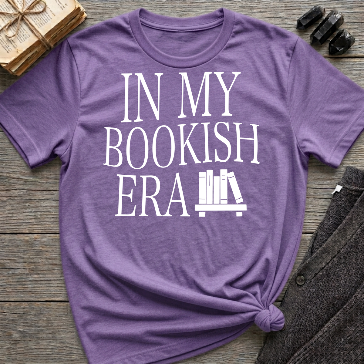 In my bookish era - Typography T-Shirt
