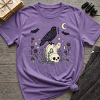 Raven, Skull & Moon - Graphic T-Shirt