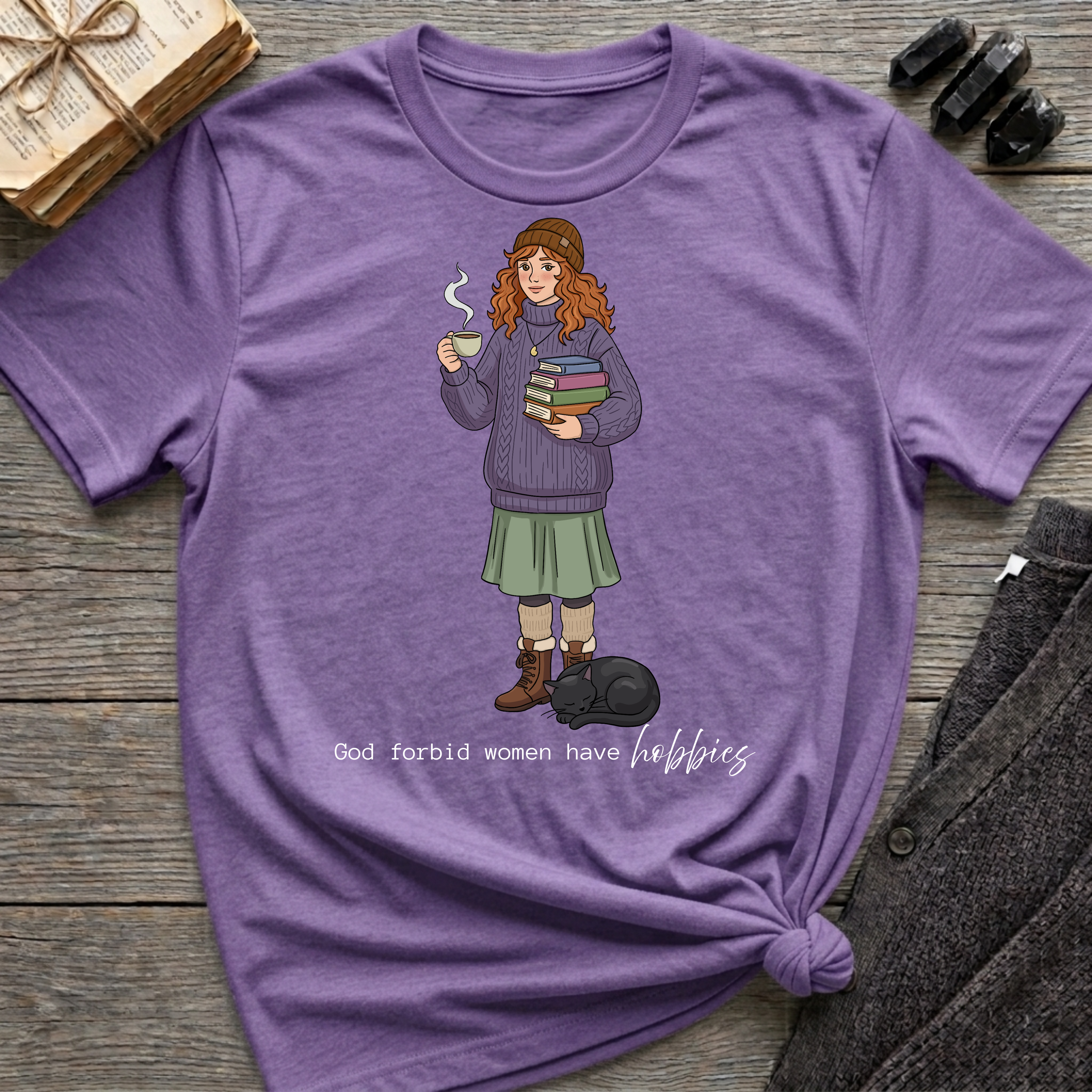 God Forbid Women Have Hobbies - Witch (Style 5) Graphic T-Shirt
