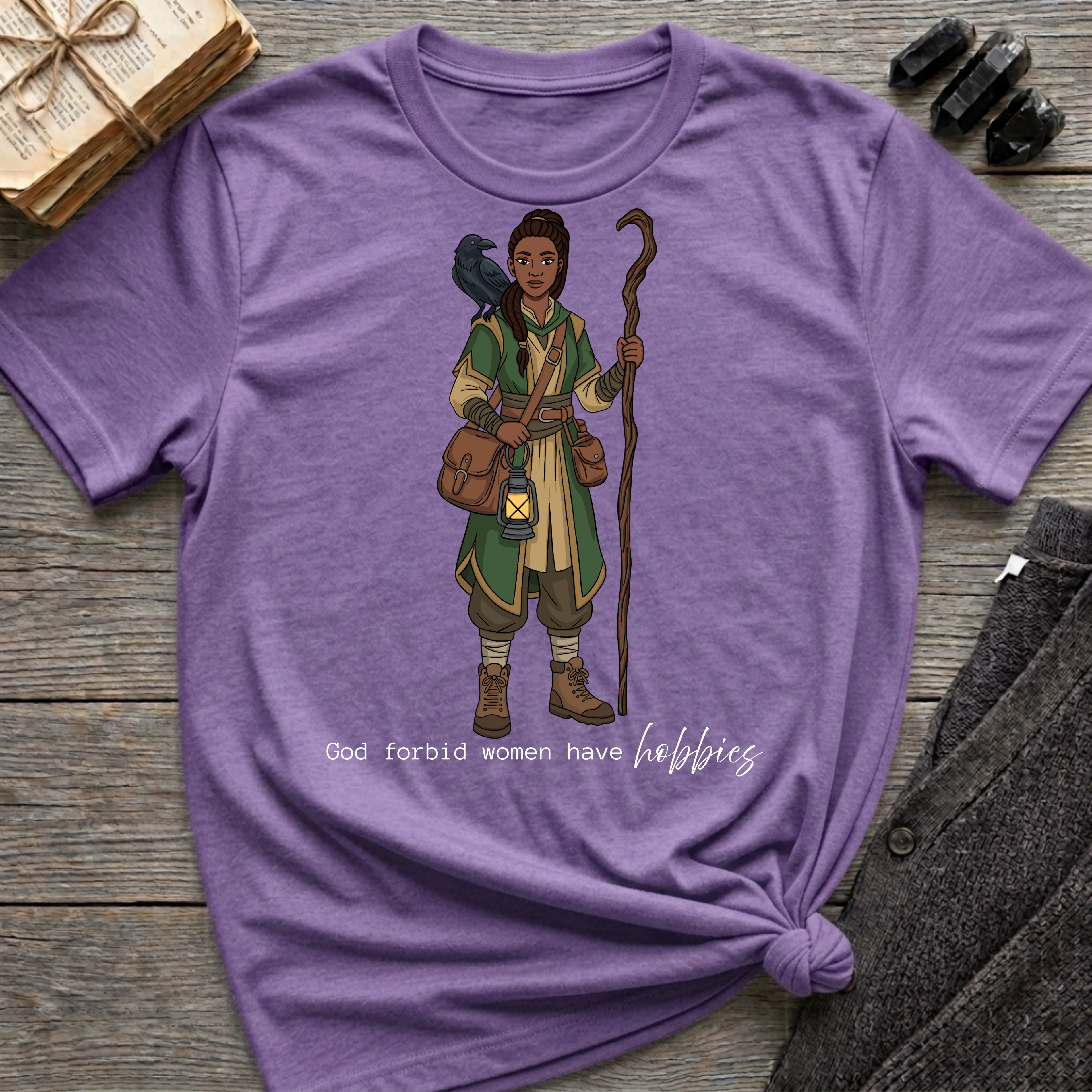 God Forbid Women Have Hobbies - Witch (Style 6) Graphic T-Shirt